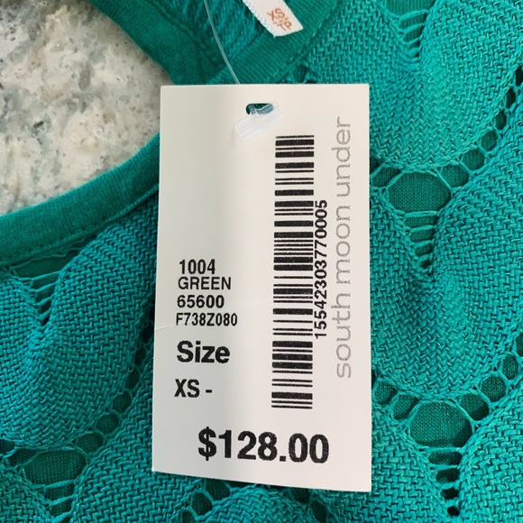 Free People Ladies Size XSmall Green Long Sleeve Dress - Picture 5 of 10